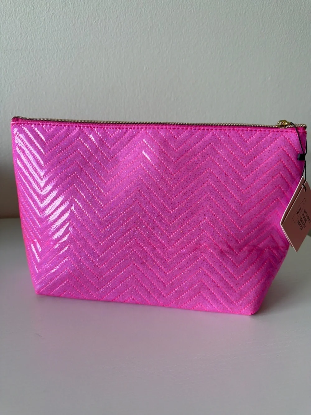NWT JUICY COUTURE Travel Cosmetic Bag Pink